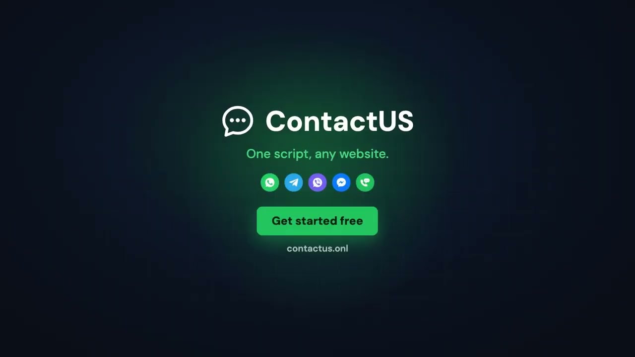 ContactUS: A Contact Widget for Your Website