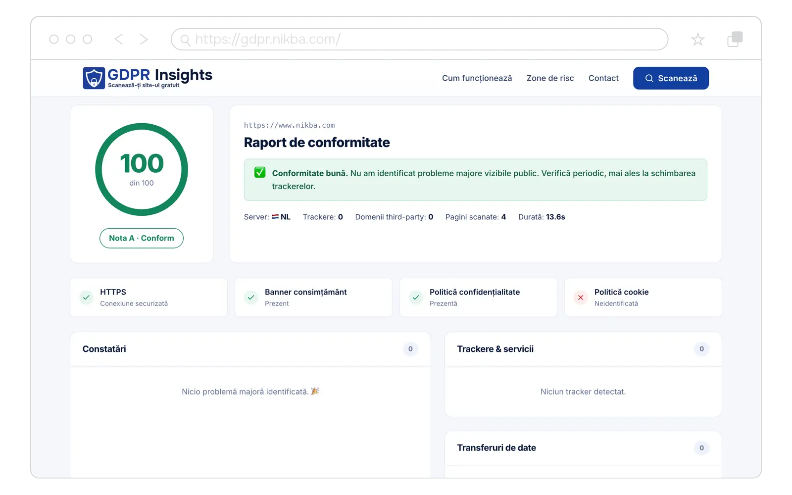 GDPR Compliance Scanner