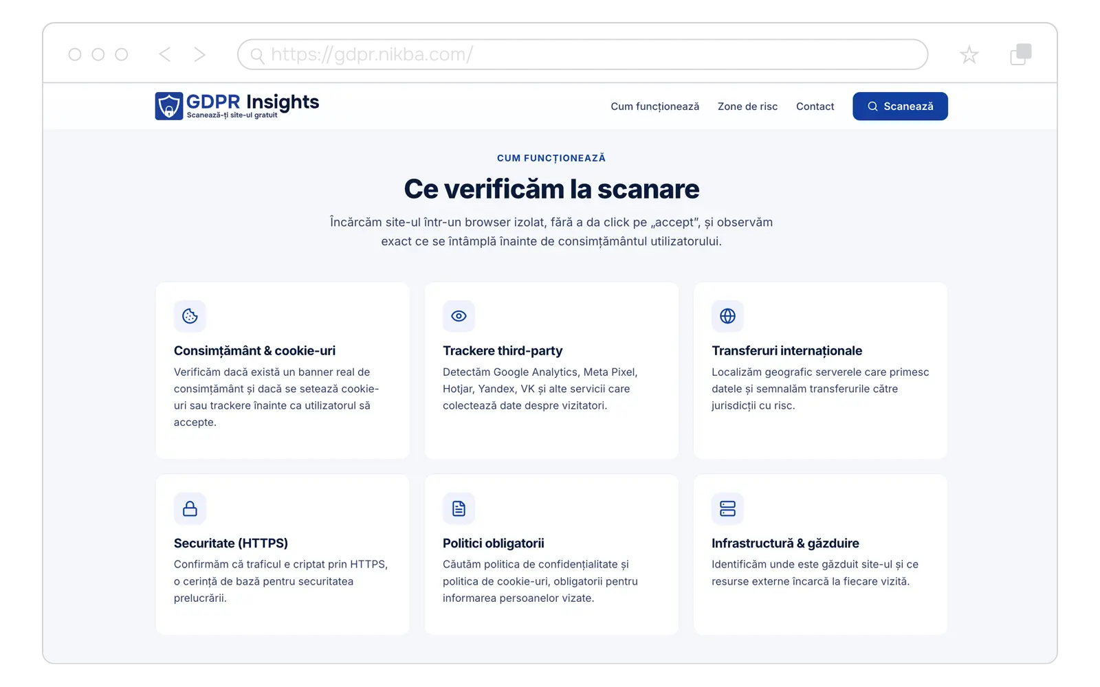 GDPR Compliance Scanner
