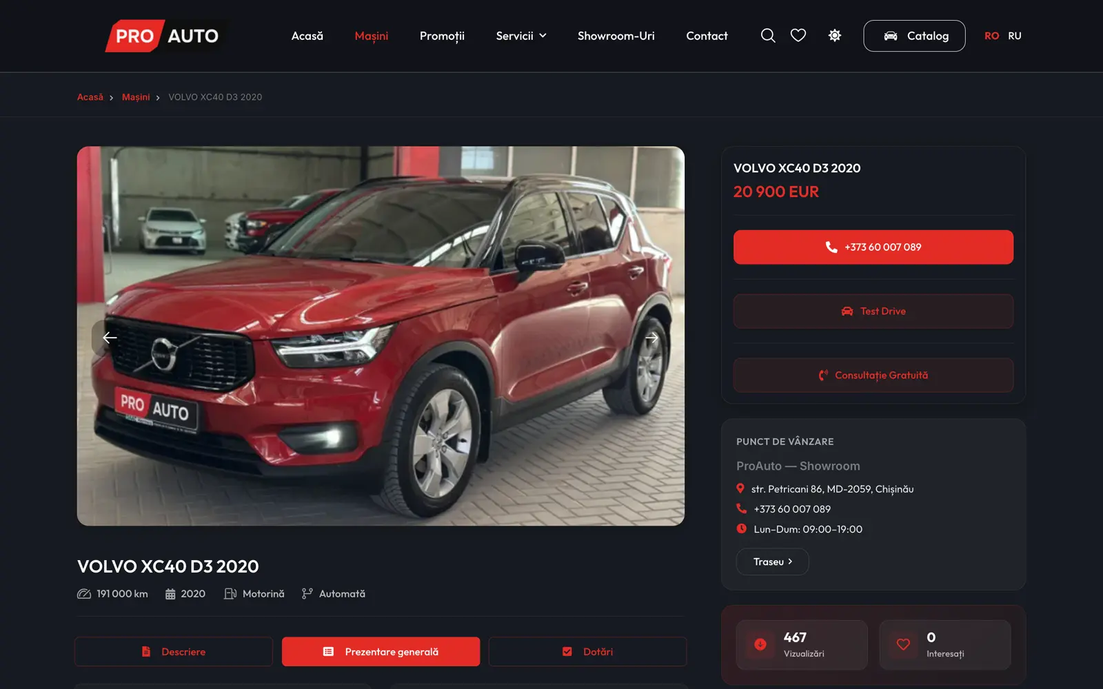 ProAuto — car marketplace